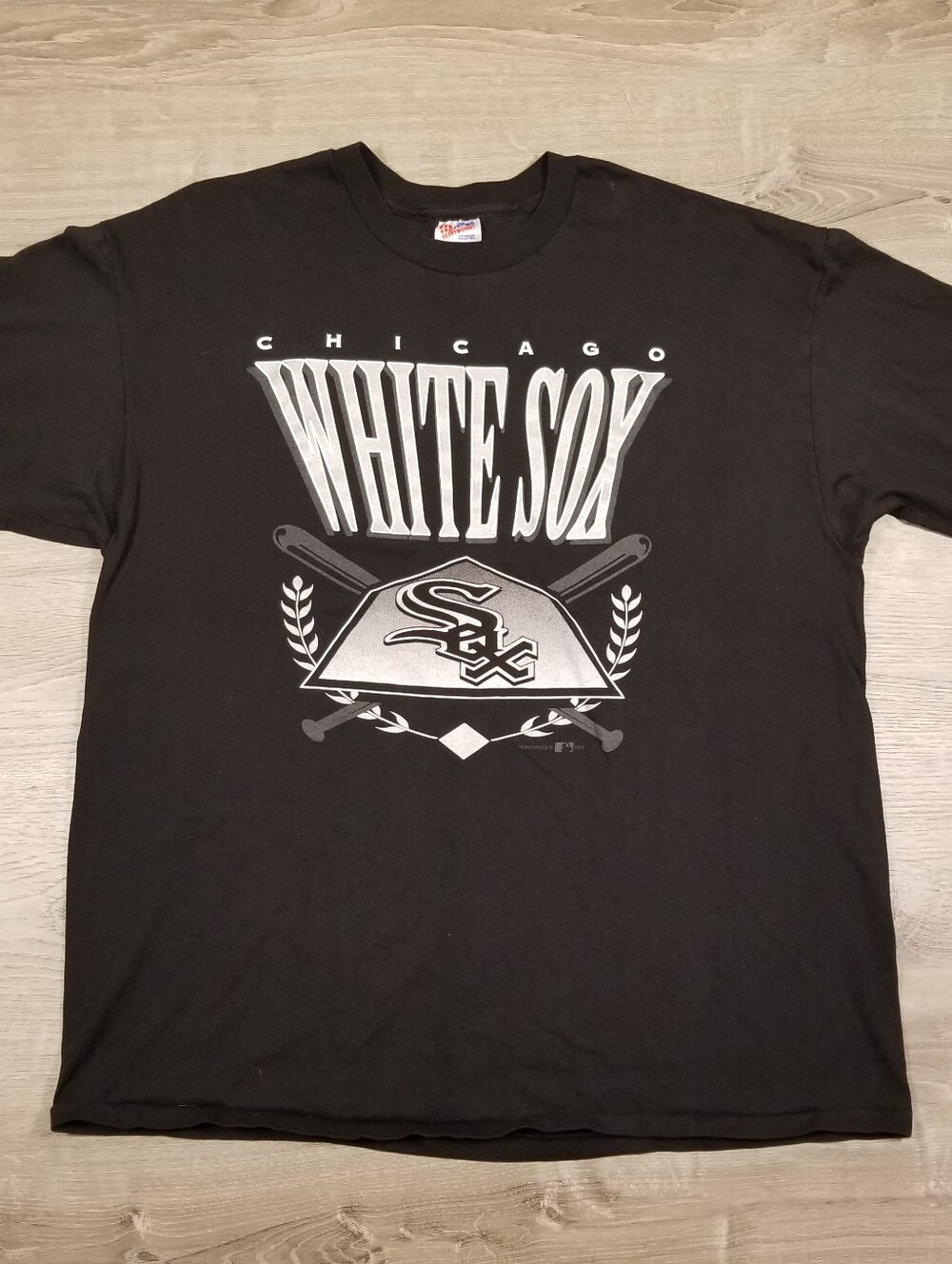 Vintage 90s Chicago White Sox T Shirt Mens XXL Hanes Heavyweight Single Stitch